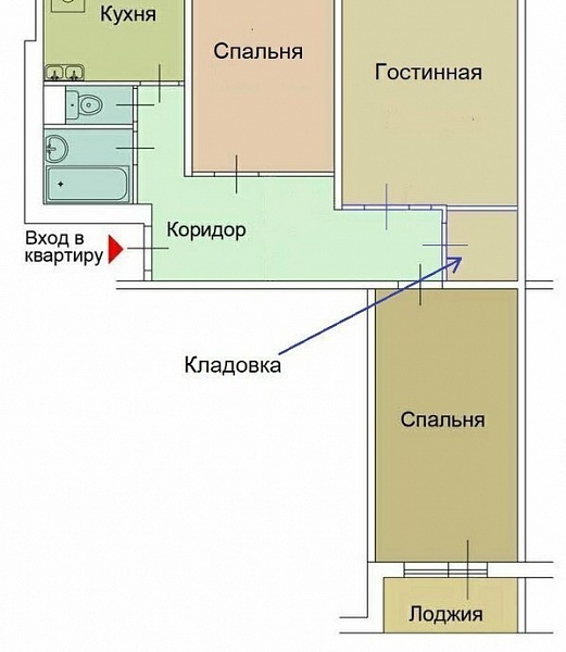 Продается 3-к квартира