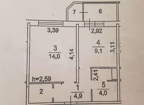 Продается 1-к квартира